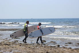 Privat surfing lektion på Playa de las Américas