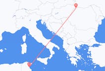 Flyrejser fra Enfidha, Tunesien til Satu Mare, Rumænien