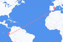 Flyreiser fra Talara, Peru til Alicante, Spania