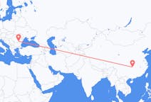 Flyreiser fra Zhangjiajie, Kina til București, Romania