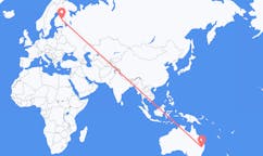 Flights from Inverell, Australia to Kuopio, Finland