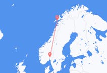 Vluchten van Svolvær naar Oslo