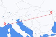Flyreiser fra Iași, til Nice