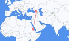 出发地 埃塞俄比亚希雷目的地 土耳其卡爾斯的航班