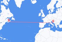Flyg från Halifax till Split