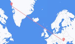 Flyreiser fra Upernavik, Grønland til Targu Mures, Romania
