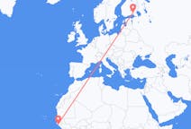 出发地 几内亚比绍比绍目的地 芬兰拉彭兰塔的航班