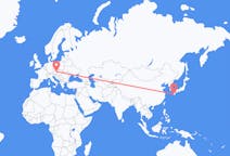 Flyreiser fra Kagoshima, Japan til Vienna, Østerrike