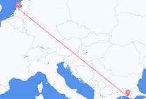 Flyreiser fra Alexandroupolis, Hellas til Amsterdam, Nederland