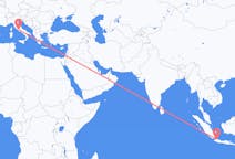 Flyg från Jakarta, Indonesien till Rom, Italien