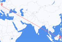 Flights from Palu to Prague