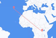 Flyreiser fra Bujumbura, Burundi til Terceira, Portugal