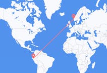 Flyrejser fra Jaen (Peru), Peru til Bergen, Norge