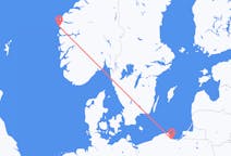 Fly fra Gdańsk til Florø