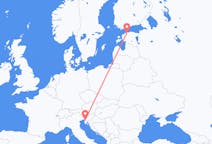 Flyrejser fra Trieste til Tallinn