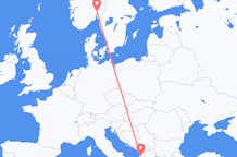 Flyreiser fra Tirana, til Oslo