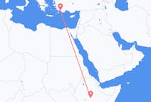 Flyreiser fra Goba, Etiopia til Dalaman, Tyrkia
