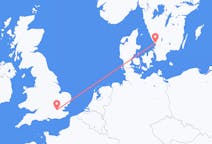 Flights from London, the United Kingdom to Halmstad, Sweden
