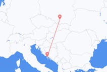 Flights from Kraków, Poland to Brač, Croatia