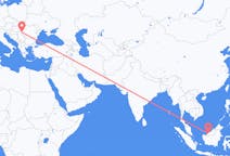 Flyreiser fra Sibu, Malaysia til Timișoara, Romania