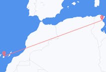 Рейсы из Энфиды, Тунис в Лас-Пальмас, Испания