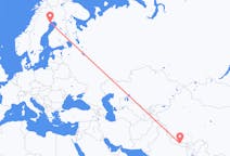 Flights from Kathmandu, Nepal to Luleå, Sweden