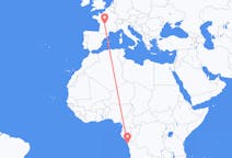 Flyrejser fra Cabinda, Angola til Limoges, Frankrig