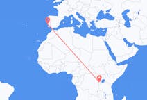 Flyg från Kigali, Rwanda till Lissabon, Portugal
