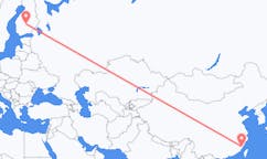 Flights from Fuzhou to Jyvaskyla