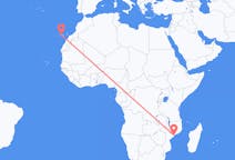 Flyreiser fra Quelimane, Mosambik til Tenerife, Spania