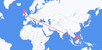 Flyreiser fra Brunei til Irland