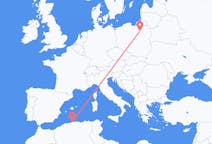 Flyrejser fra Algier, Algeriet til Szczytno, Polen