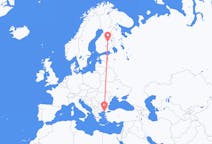 Flyreiser fra Kuopio, Finland til Alexandroupolis, Hellas