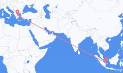 Flights from Pangkal Pinang, Indonesia to Volos, Greece