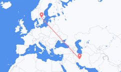 Flights from Isfahan, Iran to Örebro, Sweden