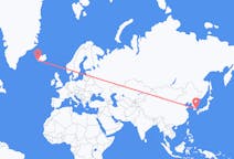 Loty z Ulsan, Korea Południowa do Reykjaviku, Islandia