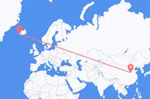 Flyg från Zhengzhou, Kina till Reykjavík, Island