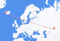 Flyg från Zjezkazgan, Kazakstan till Reykjavík, Kazakstan