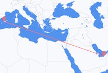 Vluchten van Abu Dhabi naar Palma