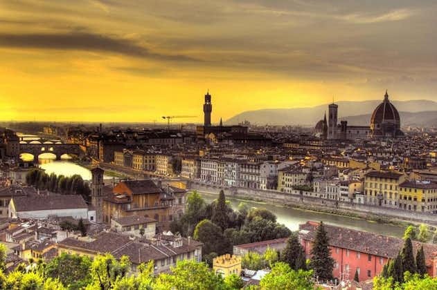Florenz mit dem Golfwagen Piazzale Michelangelo