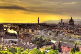 Florencia en carrito de golf Piazzale Michelangelo