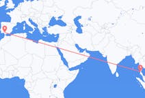 Flights from Kawthaung Township, Myanmar (Burma) to Seville, Spain