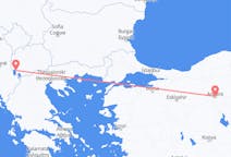 Flights from Ohrid, North Macedonia to Ankara, Turkey