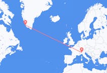 Flyreiser fra Milano, Italia til Paamiut, Grønland