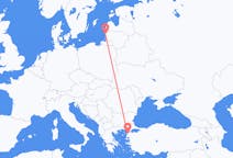 Flights from Palanga, Lithuania to Çanakkale, Turkey