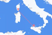 Voli da Figari, Francia a Palermo, Italia