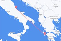 Flights from Zakynthos Island, Greece to Pescara, Italy