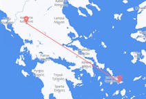 Vols depuis la ville d'Ioannina vers la ville de Mykonos