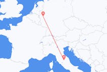 Flyrejser fra Perugia, Italien til Köln, Tyskland