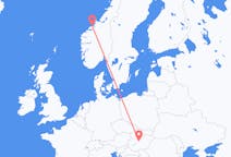 Vols de Kristiansund, Norvège pour Budapest, Hongrie